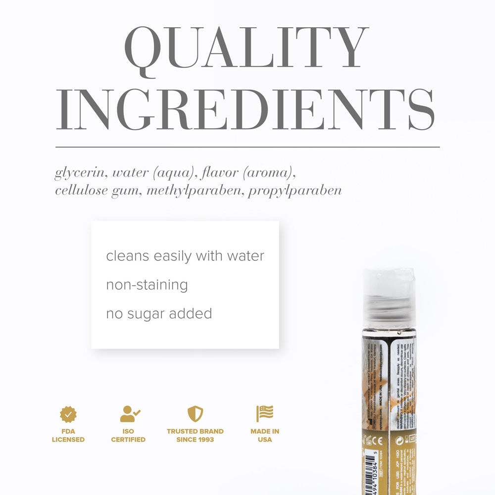 JO H2O Vanilla Cream Lube - 30 mL - Vanilla Flavoured Water Based Lubricant - 30 ml Bottle-10384