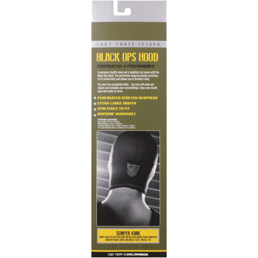 Black Ops Hood: Stealthy Comfort & Breathable Design