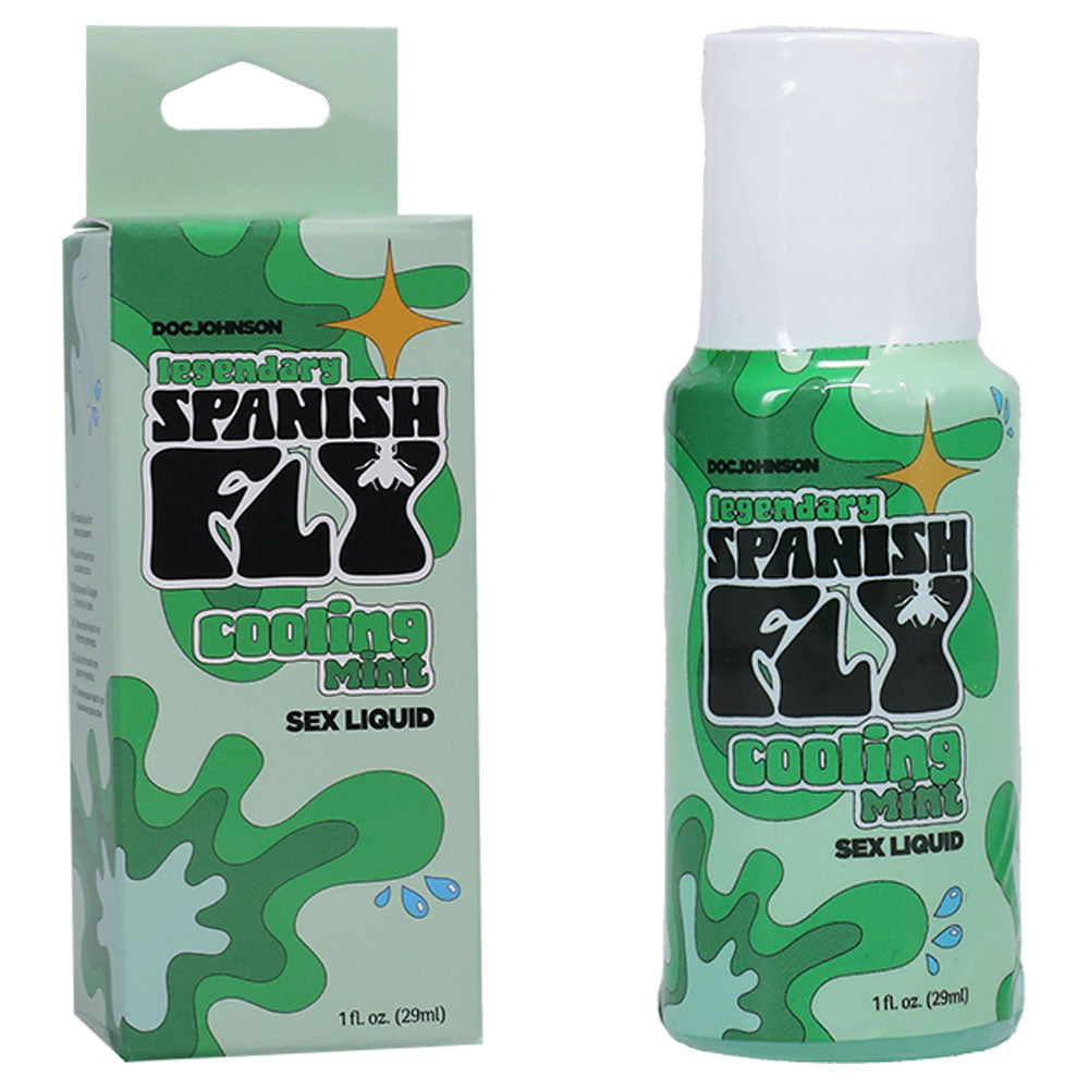 Spanish Fly Sex Liquid - Cooling Mint - Aphrodisiac Enhancer - 29 ml Bottle-1308-31-BX