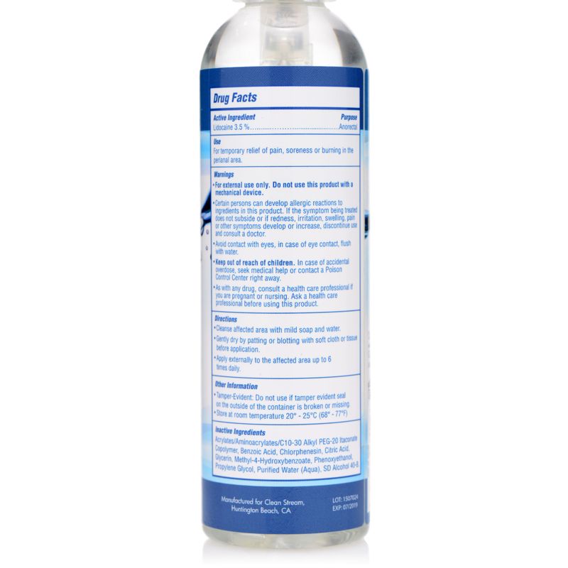 Relax Anal Lube 4.4oz/130ml Desensitizing Spray Gel-AC938