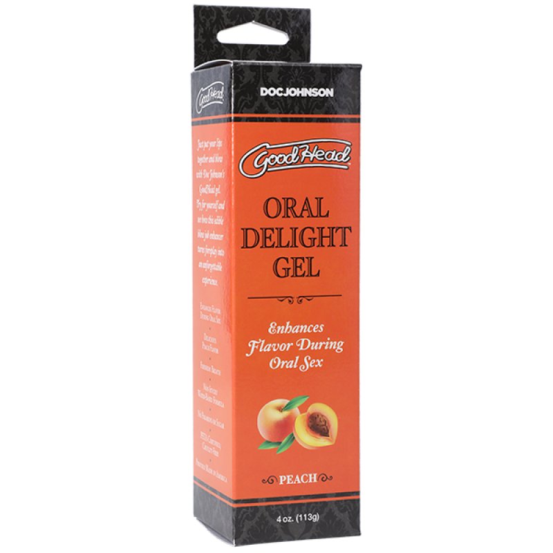 GoodHead - Oral Delight Gel - Peach - 4 oz-1361-09-BX