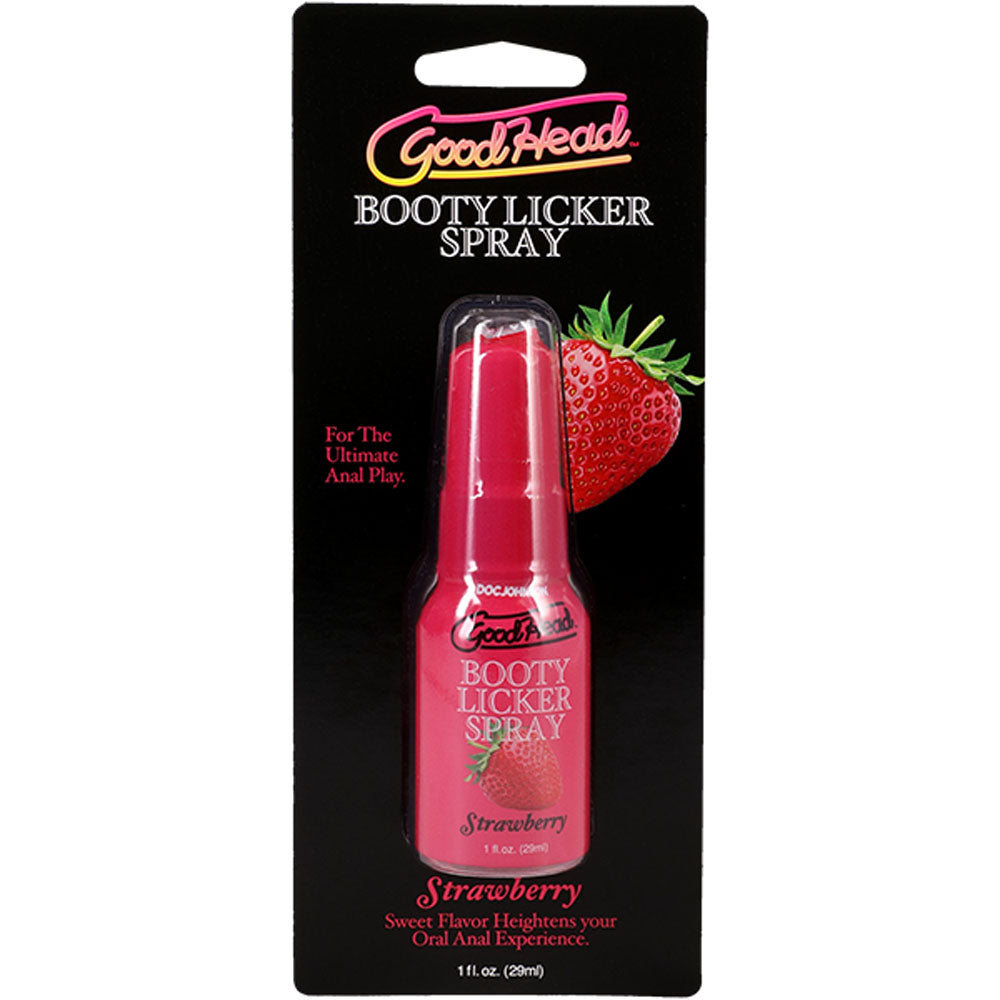 GoodHead Booty Licker Spray - Strawberry - Strawberry Flavoured Spray - 29 ml Bottle-1364-05-CD