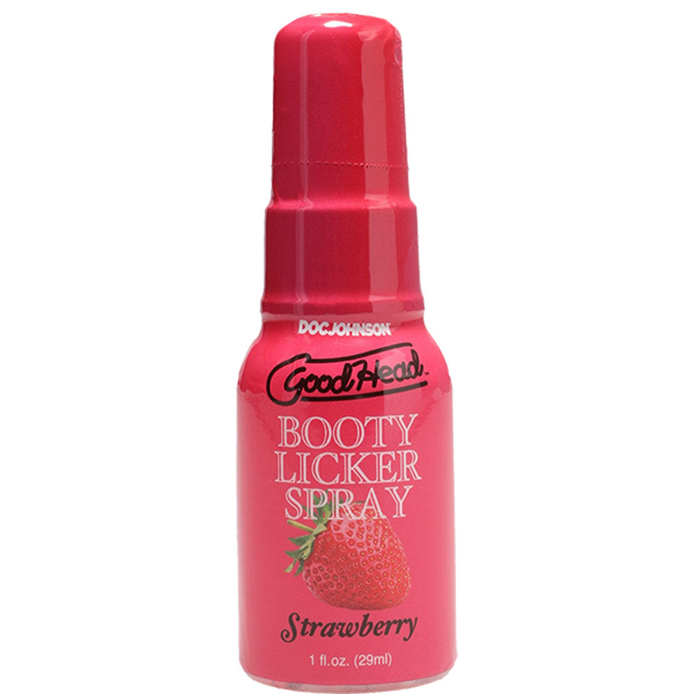 GoodHead Booty Licker Spray - Strawberry - Strawberry Flavoured Spray - 29 ml Bottle-1364-05-CD
