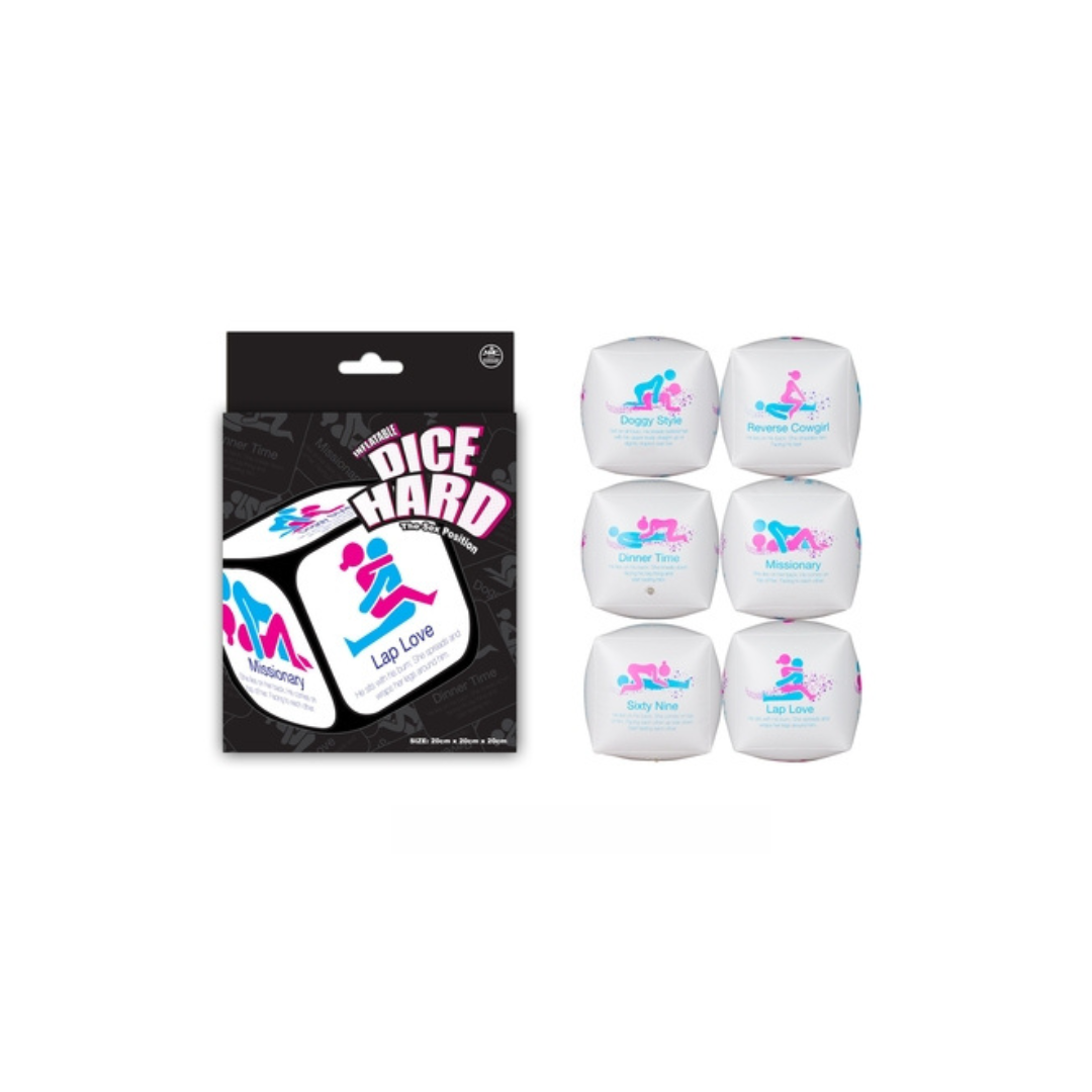 Dice Hard PVC Inflatable Dice White