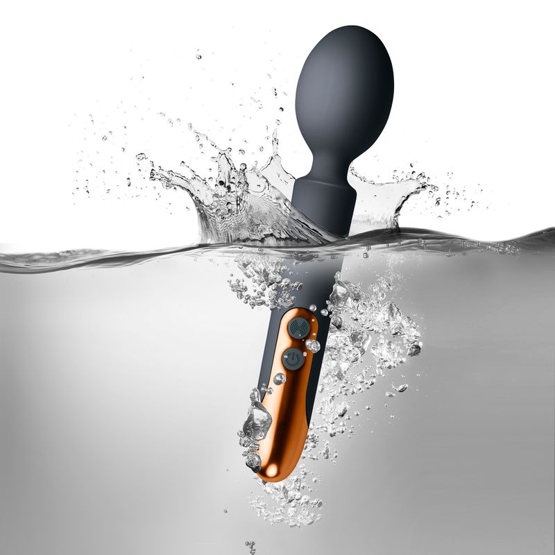 Oriel Rechargeable Wand Black-10ORIELBK