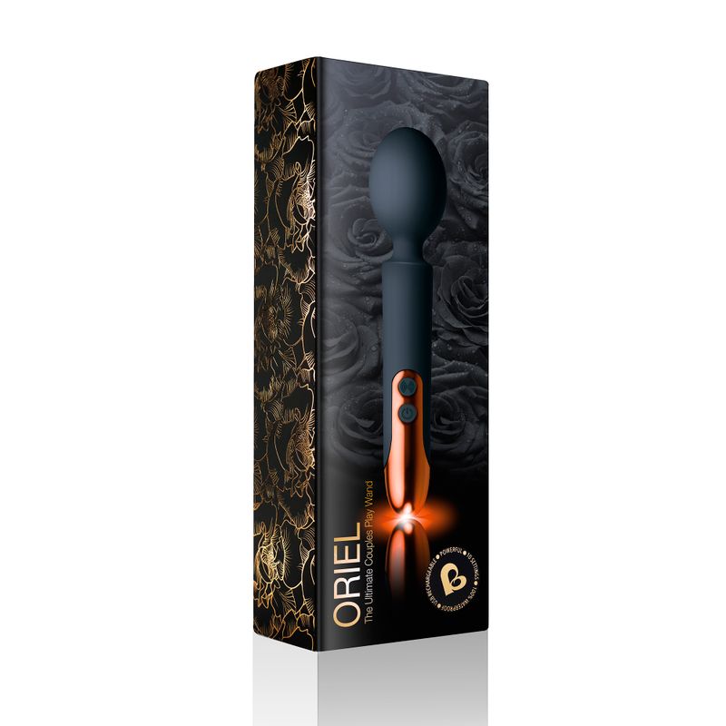 Oriel Rechargeable Wand Black-10ORIELBK