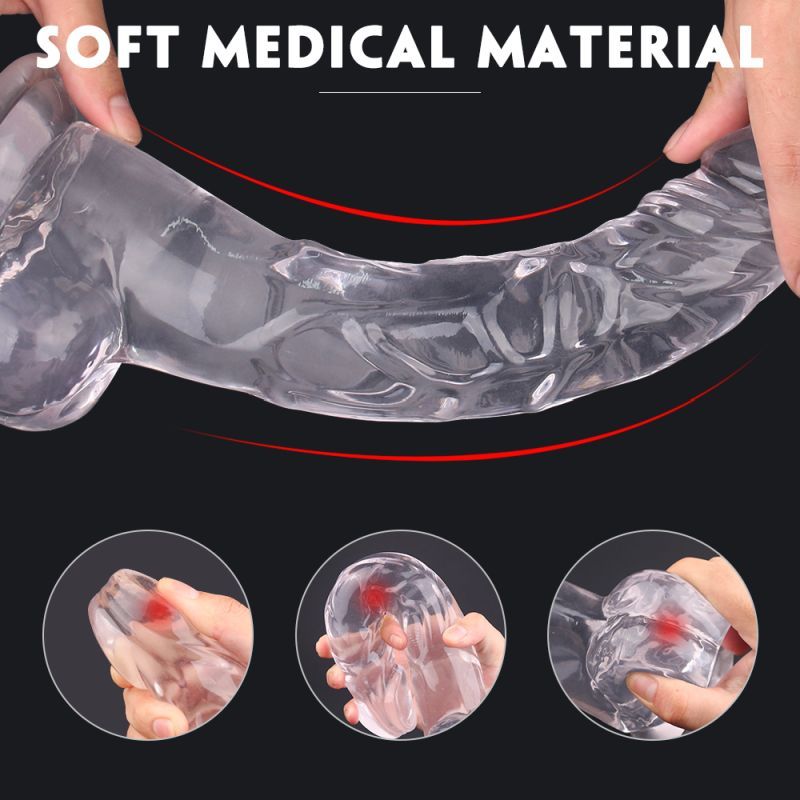 King Kong Dong w Balls Black XL-SHD-D2004-XL