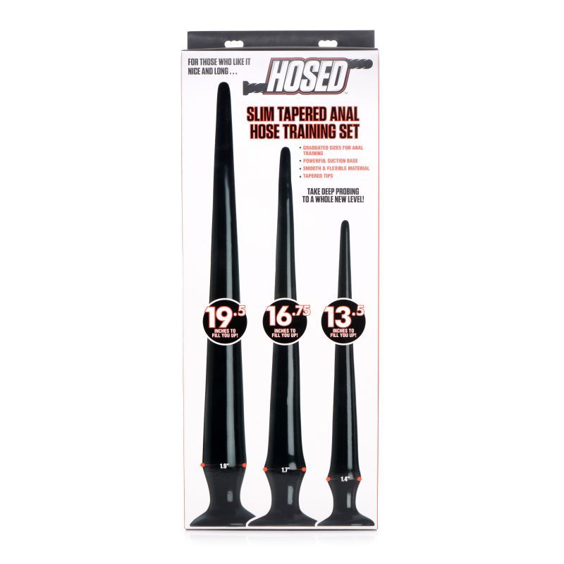 Slim Tapered Anal Hose Training Set-AG714