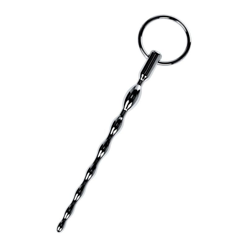 Silver Metal Braided Urethral Plug w Replaceable Ring-717319