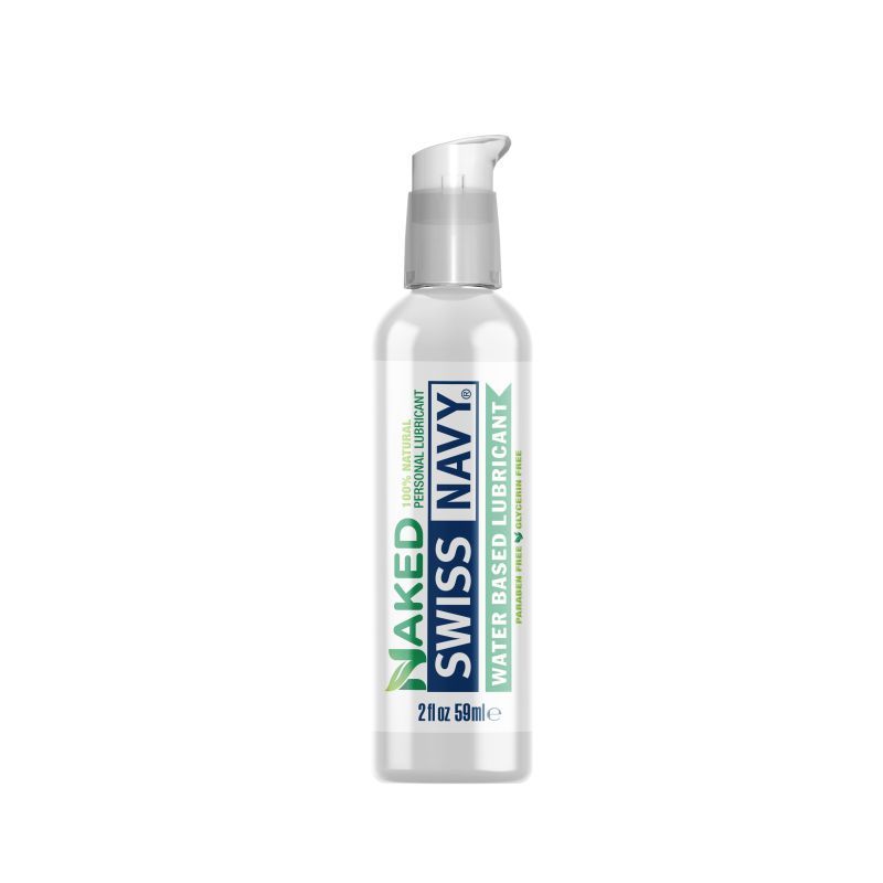 Swiss Navy Naked All Natural Water Based Lubricant 2oz/59ml-SNNKD2