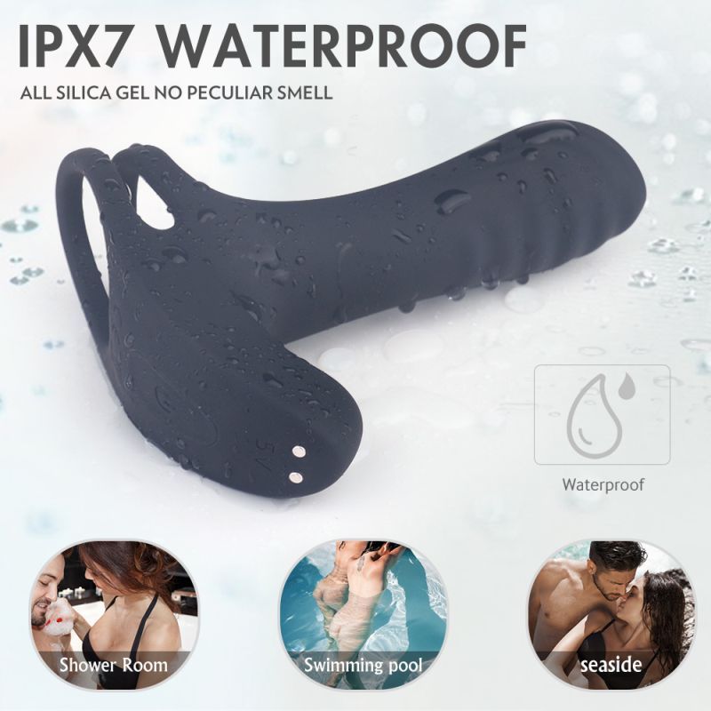 Frank Remote Control Vibrating Penis Shaft and Clit Stim Enhancer-S251-2