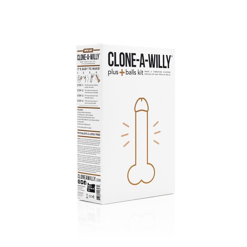 Clone a Willy Plus Balls Kit Medium Skin Tone-CAWPBKMST