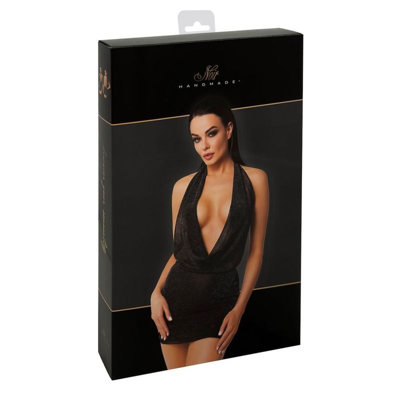 Luminara Mini Dress-F351-BLK-M