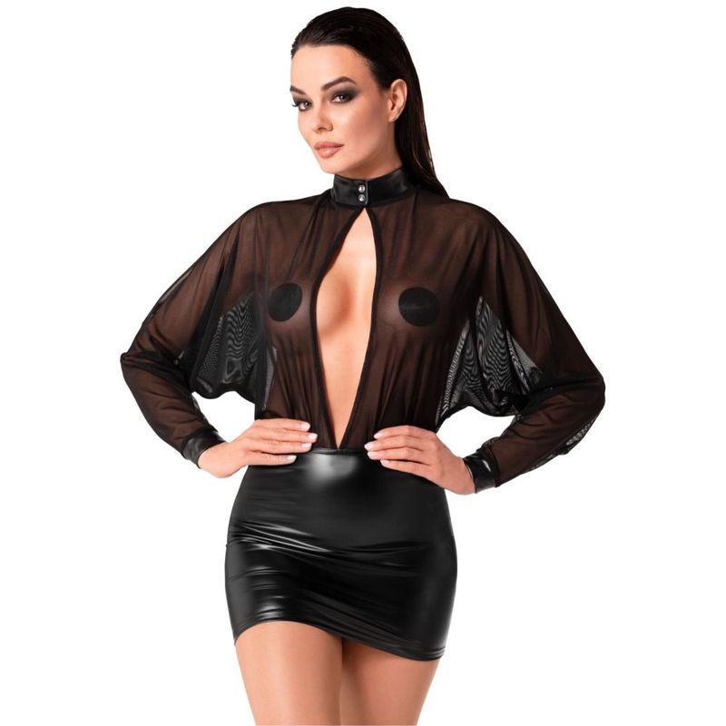 Opium Mini Dress-F348-BLK-M