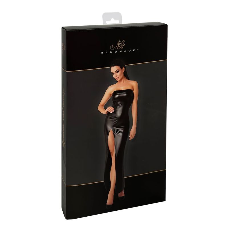 Aphrodisia Long Dress-F336-BLK-M