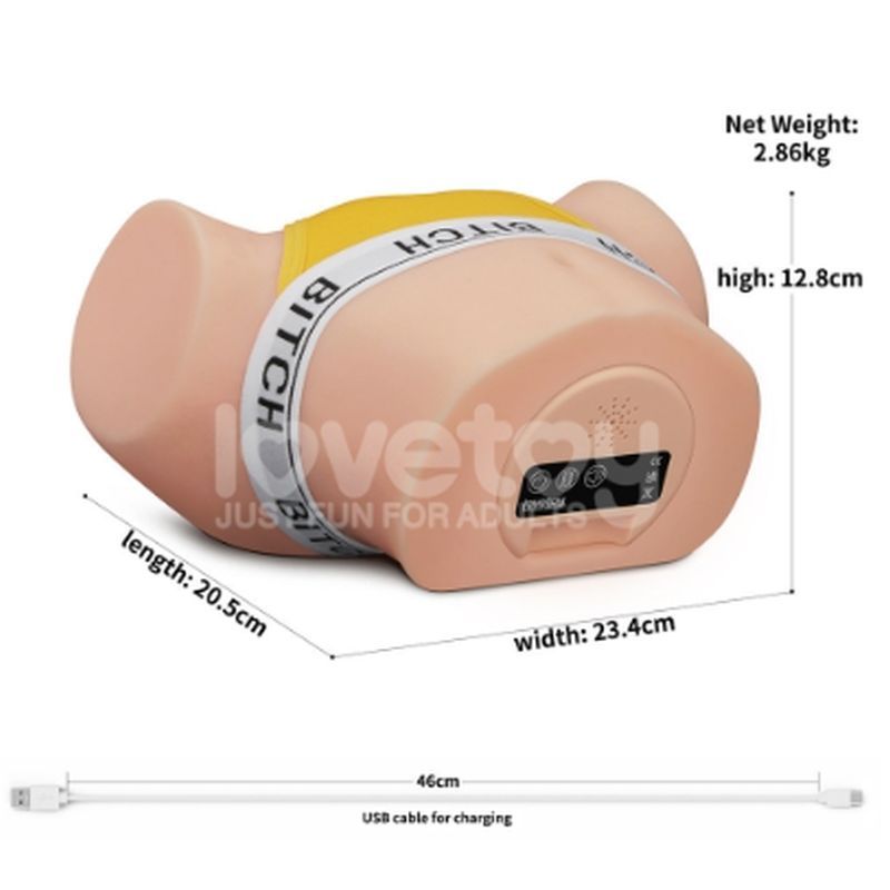 Streetgirls Sensation Pulse Flesh Masturbator With Thong Included-LV352203