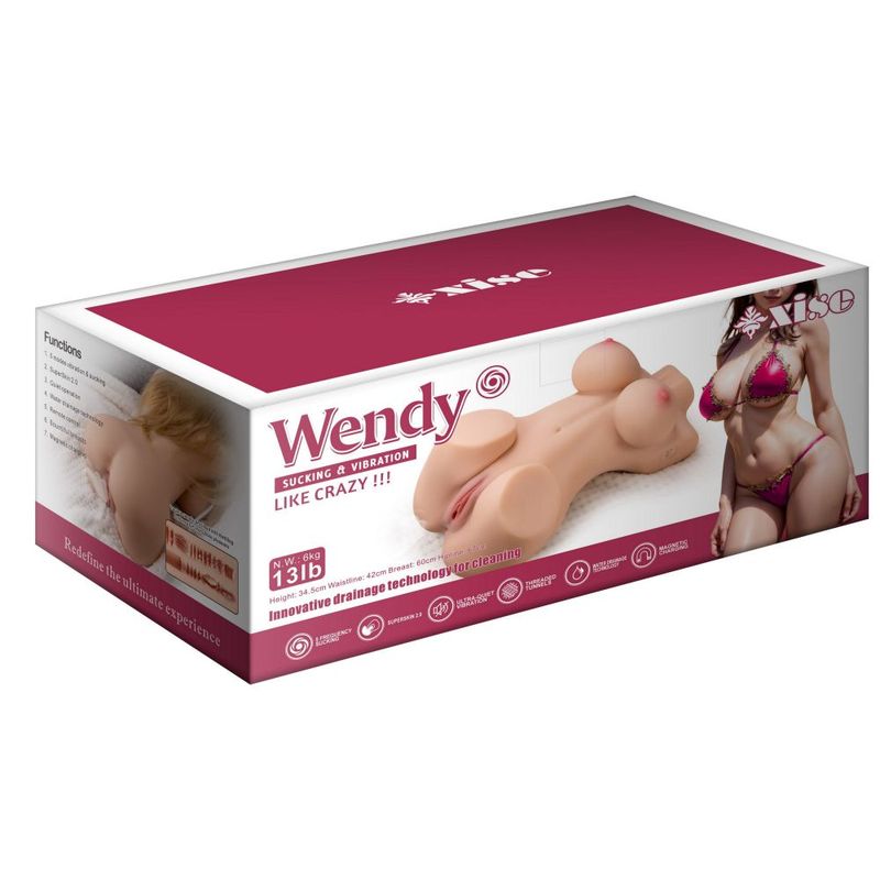 Wendy 6kg Remote Control Pussy And Ass Female Torso-SQ-MAS20051