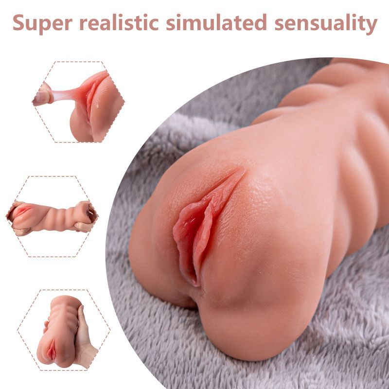 Ramar Realistic Vibrating Anal Vaginal Masturbator-SQ-MA60128V