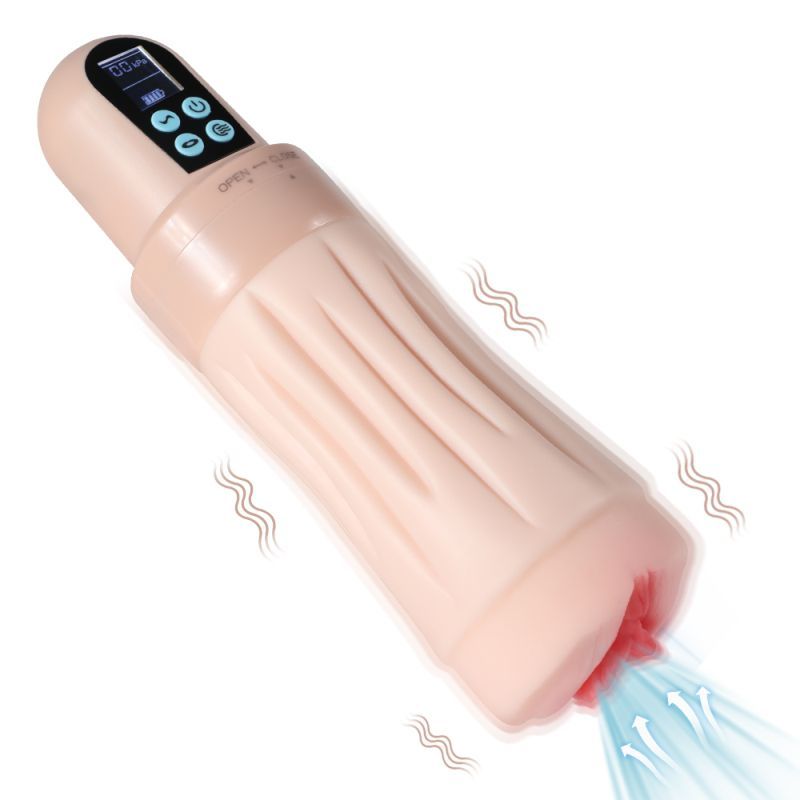 Suctroker Dual Density Vibrating Sucking Vaginal Masturbator V2-SQ-MA60122