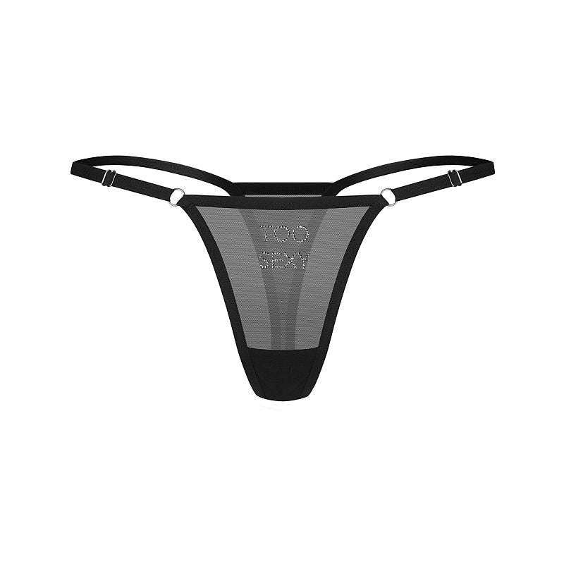 Too Sexy Thong-7738-BLK-S/M