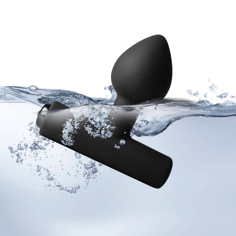 Nova Solaris Tapered Butt Plug Vibrator Black-16SOLARISBK