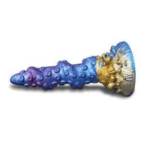 Blue Alien Dildo with Suction