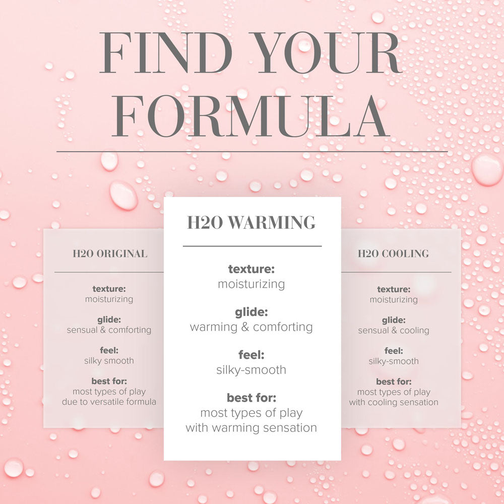 JO H2O Warming Lube - 60 mL - Water Based Warming Lubricant - 60 ml Bottle-40080