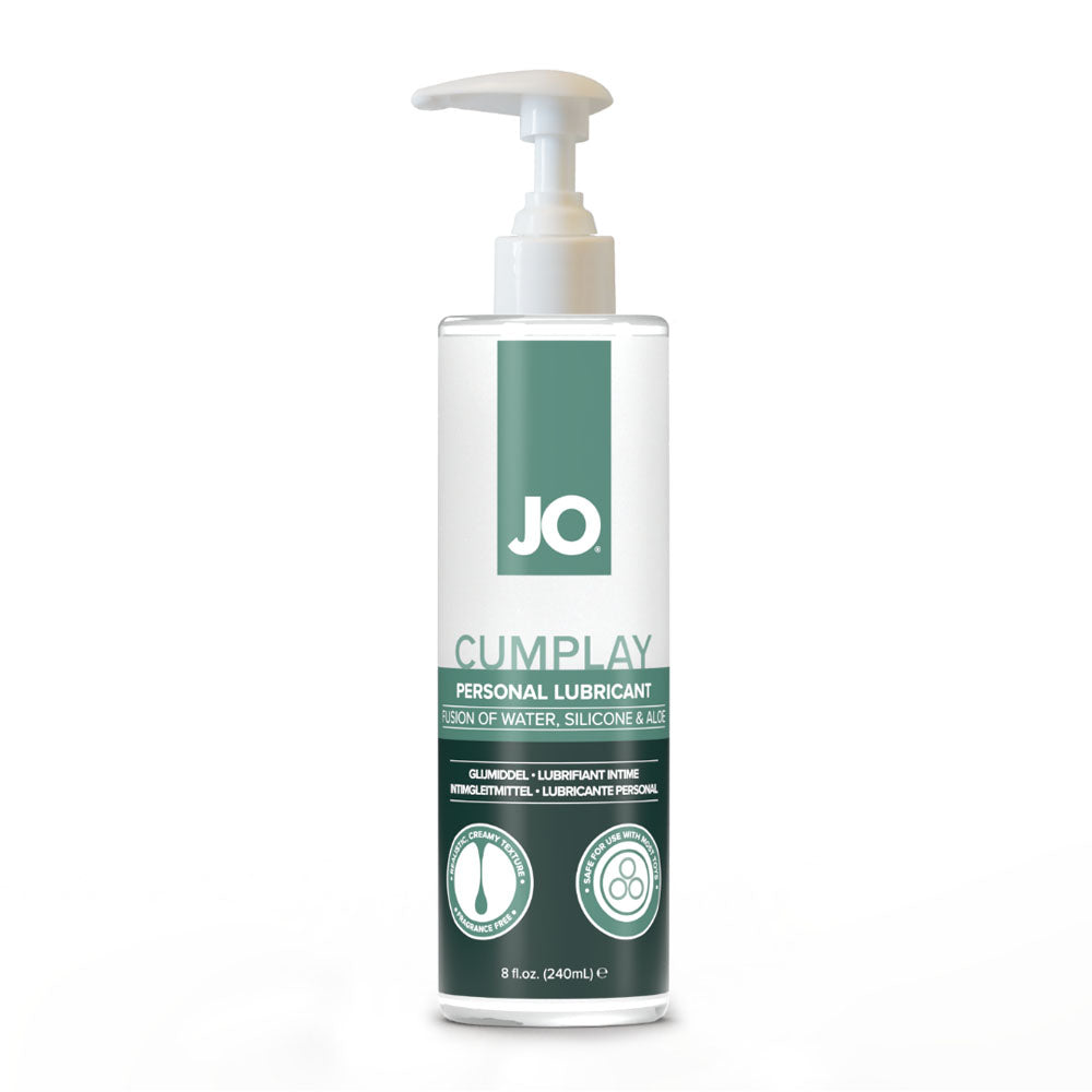 JO Cumplay Lube - 240 mL - Cum Style Lubricant - 240 ml Pump Bottle-40115