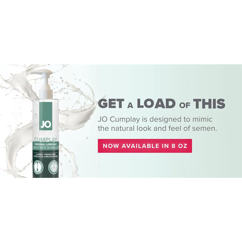 JO Cumplay Lube - 240 mL - Cum Style Lubricant - 240 ml Pump Bottle-40115