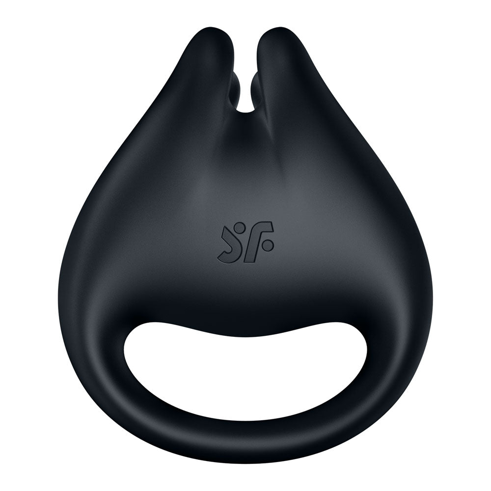 Satisfyer Perfect Pair 1 - Black USB-C Rechargeable Vibrating Couples Ring - 4043739