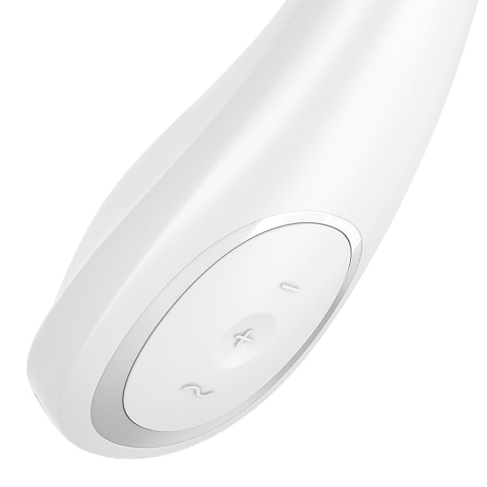Satisfyer G-Spot Wave 2 - White - White 23.6 cm USB Rechargeable Flicking Tip Vibrator-4045740
