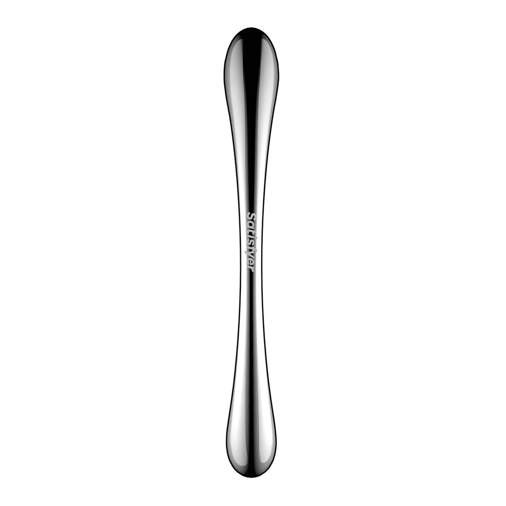 Satisfyer Cosmic Crest 1 - Chrome Steel 24 cm Dildo-4066967
