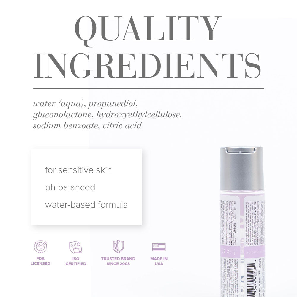 JO Agape Original Lube - 60 mL - Water Based Lubricant for Sensitive Skin - 60 ml Bottle-42008