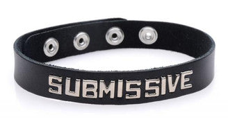Strict Leather Leather ID Collars - Submissive