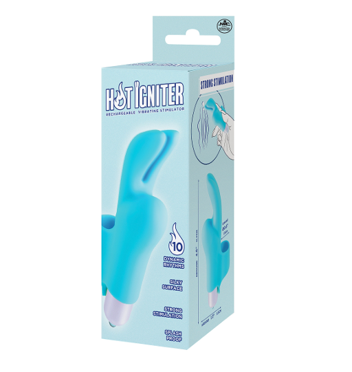 VIBRATION FINGER SLEEVE - BLUE