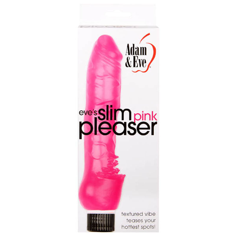 Adam & Eve Eves Slim Pink Pleaser - Pink 20.3 cm (8) Vibrator - A533 0000