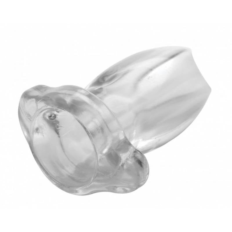 Master Series Gape Glory - Clear Large Hollow Anal Plug - AF816-LARGE