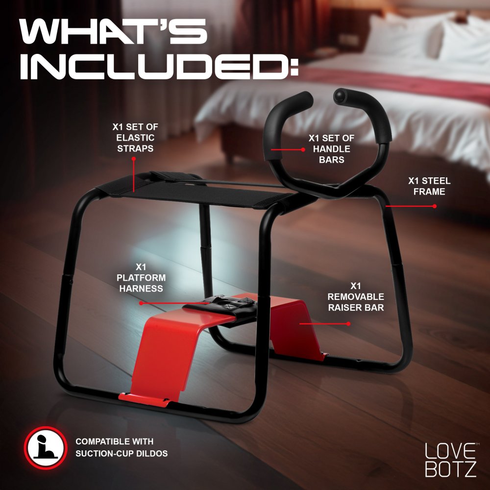 LoveBotz Bangin Bench EZ-Ride Sex Stool with Handles
