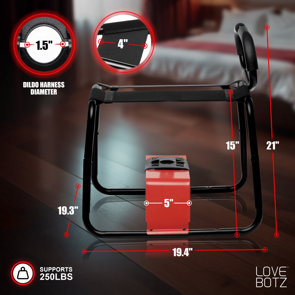 LoveBotz Bangin Bench EZ-Ride Sex Stool with Handles
