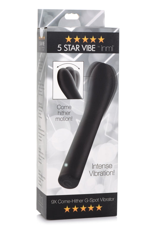 INMI Shegasm 5 Star Come Hither G-Spot Vibrator - Black
