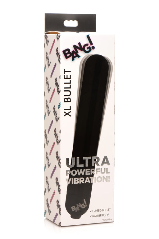 Bang! Vibrating Metallic XL Bullet - Black Early2bed Bang! Vibrating Metallic XL Bullet - Black Early2bed