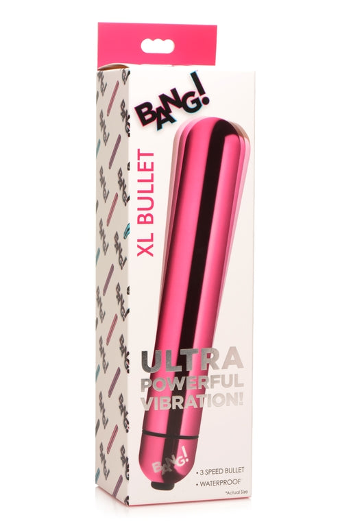 Bang! Vibrating Metallic XL Bullet - Pink Bang! Vibrating Metallic XL Bullet - Pink