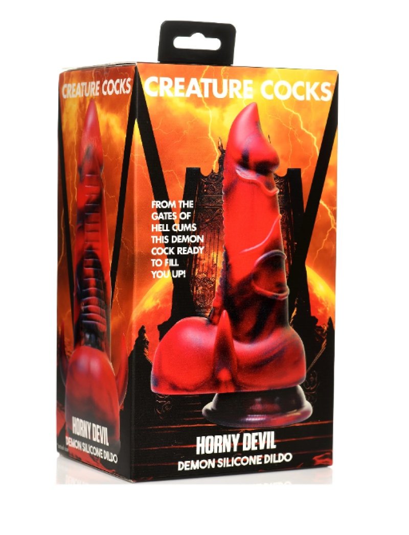Creature Cocks Horny Devil Demon Silicone Dildo-AH266