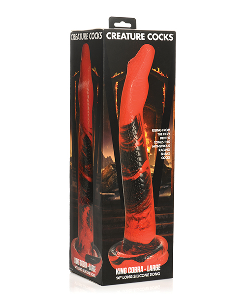 Creature Cocks King Cobra - Large 14" Long Silicone Dong