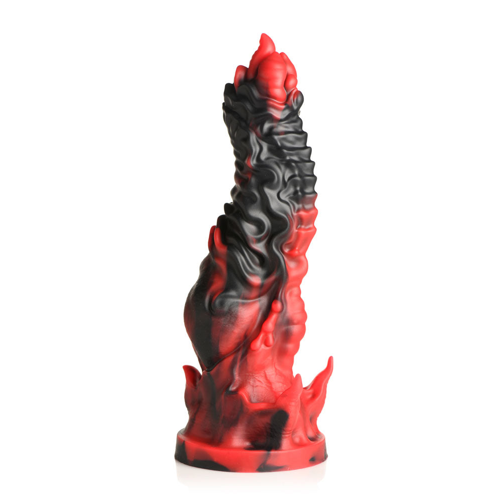 Creature Cocks Mephisto - Red/Black 18.5 cm Fantasy Dildo - AH377