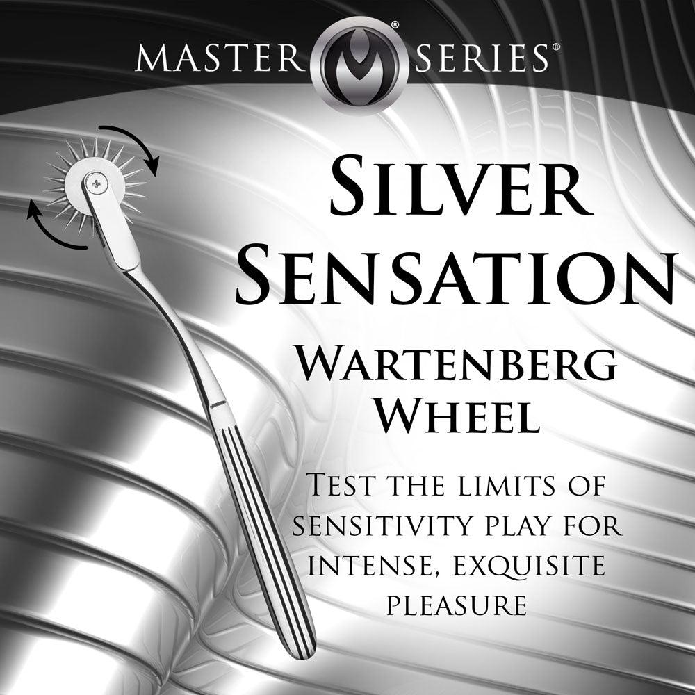 Master Series Silver Sensation - Metal Wartenberg Wheel - AH463