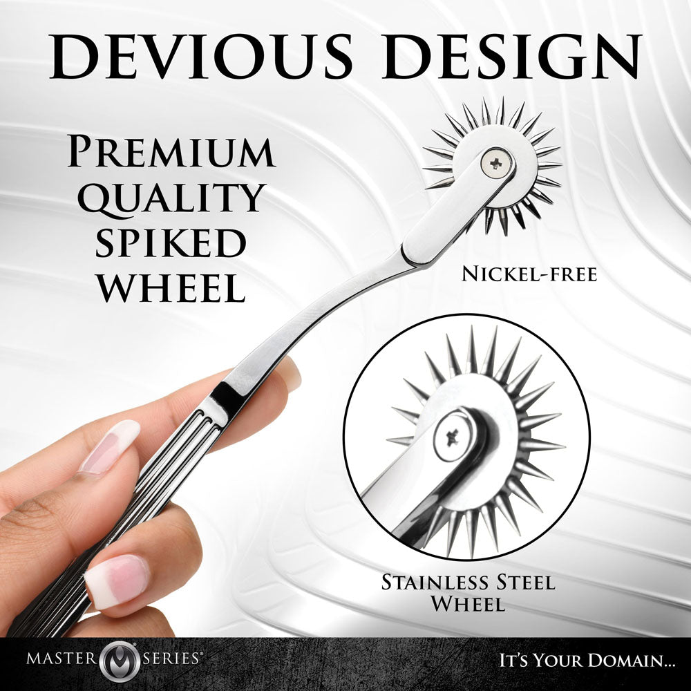 Master Series Silver Sensation - Metal Wartenberg Wheel - AH463