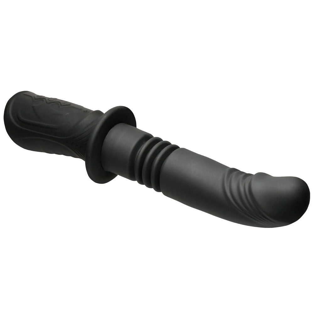 Master Series Power Thrust - Black 26.4 cm USB Rechargeable Thrusting Vibrator-AH661