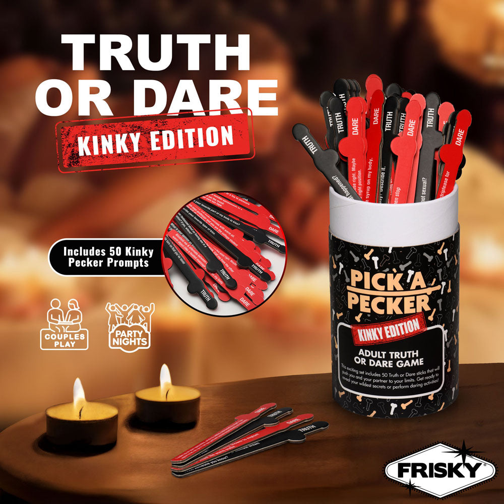 Frisky Pick A Pecker - Kinky Edition - Adult Truth Or Dare Game-AH691