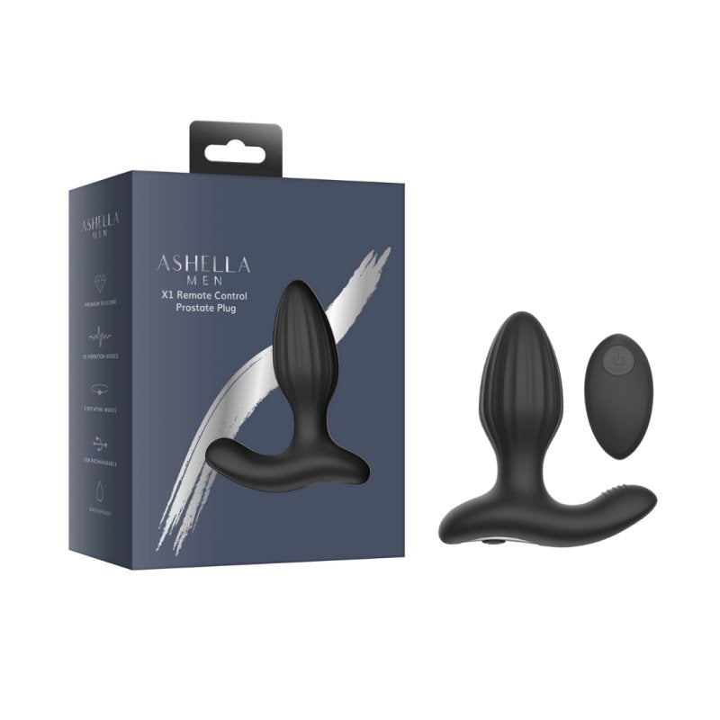 Ashella Men X1 Remote Control Prostate Plug-ASHM01